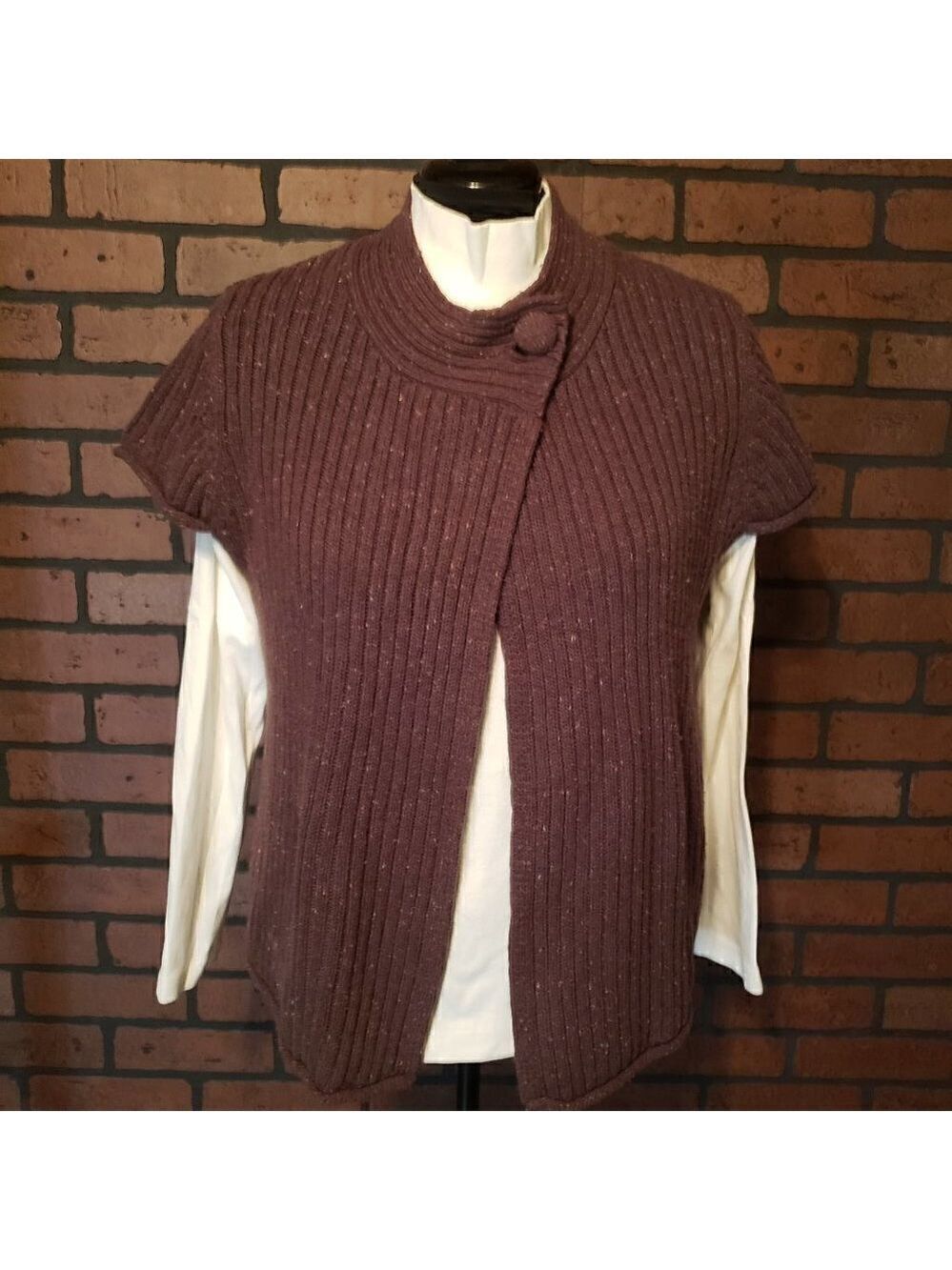 Kim Rogers 1 Button Sweater Vest